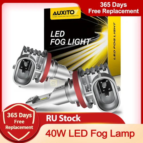 Imagen 1 del producto 2 uds 2000Lm CANBUS H8 LED amarillo blanco HB4 H10 H11 luces antiniebla Led H16JP bombilla LED lámpara de conducción de coche para Toyota Skoda Ford Lada