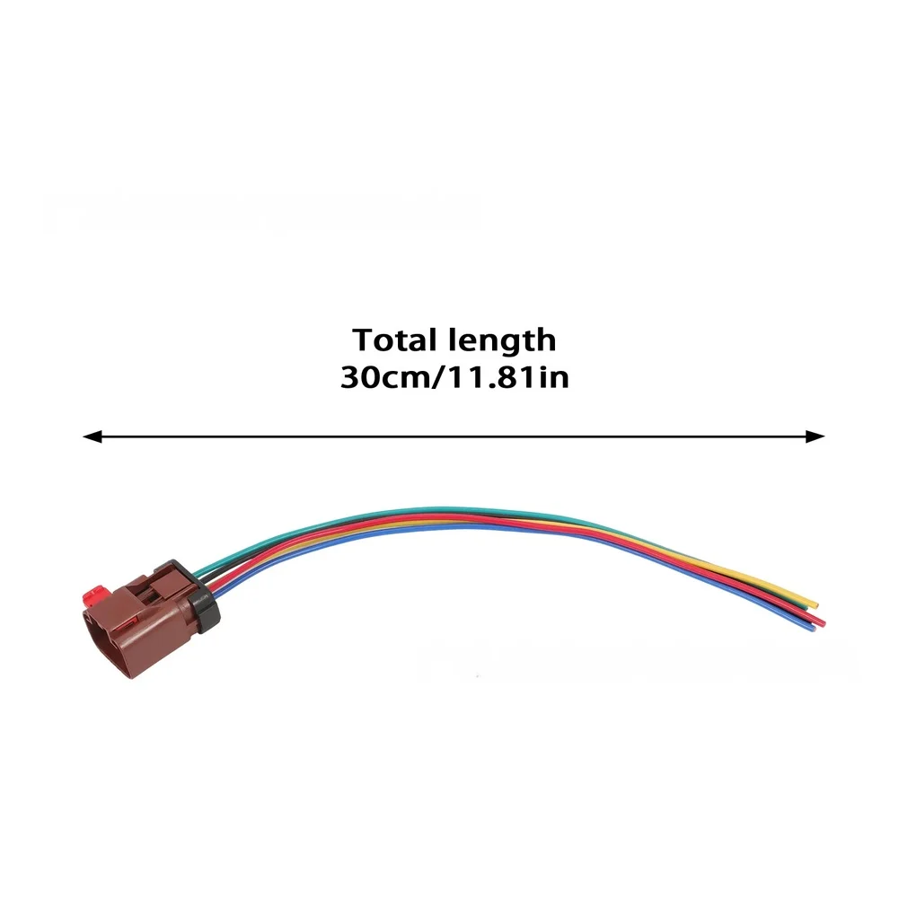 6 Pin Tail Light Wiring Harness Pair For Dodge 2002 To 2006 Vehicles With 3.7L 4.7L 5.7L 5.9L 8.3L Engines Easy Install Cable