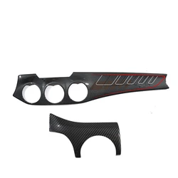 Carbon Fiber Dashboard Center Console Air Condition Panel Decoration For Mercedes Benz GLA CLA Class 2013-2019 Outlet Cover Trim