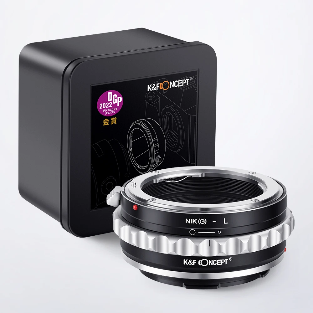 K&F Concept Lens Adapter Nikon G to LSL for Nikon G Mount Lens to Leica TL TL2 CL SL SL2 Panasonic S1 S1R S1H S5 Sigma fp fpL