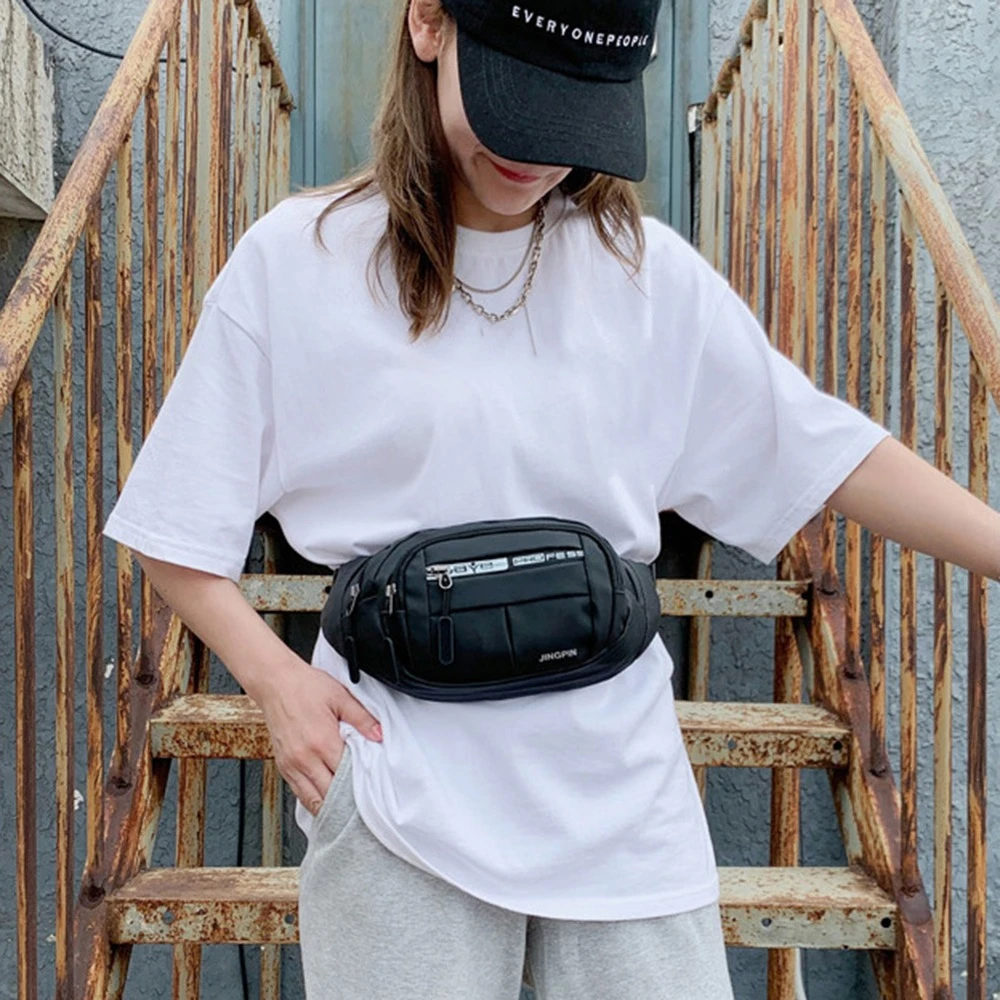 

Multi-function Crossbody Chest Bag Waterproof Lightweight Fanny Phone Pack Large Capacity Wear-resistant Marathon Running Bag
