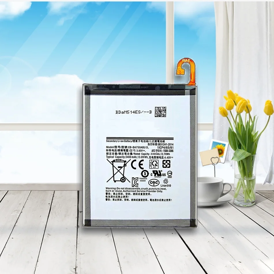 

EB-BA750ABU Аккумулятор для Samsung Galaxy A7 2018, версия SM-A730x A730x SM-A750F A10, литий-полимерный аккумулятор для мобильного телефона