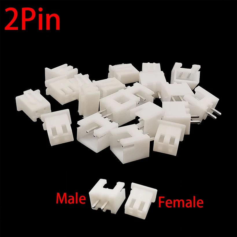 100 Stücke JST XH2.54 2/3/4/5 Pin Terminals Kunststoff Shell Stecker + Buchse Draht Stecker XH 2,54 2P 3P 4P 5P