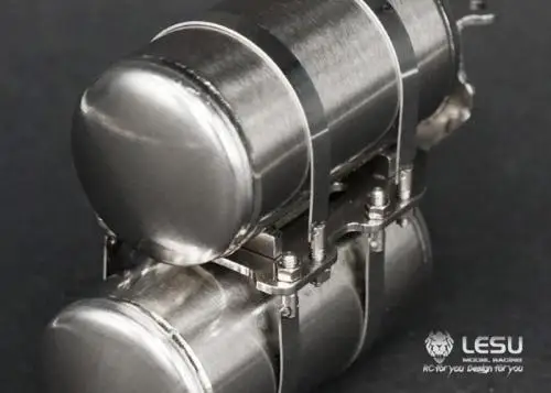 Magazzino degli Stati Uniti di Ricambio LESU 1/14 Serbatoio Aria In Metallo per RC FAI DA TE TAMIYA 3348 Camion Dumper Modello Remoto Veicolo Sistema Pneumatico Accessorio