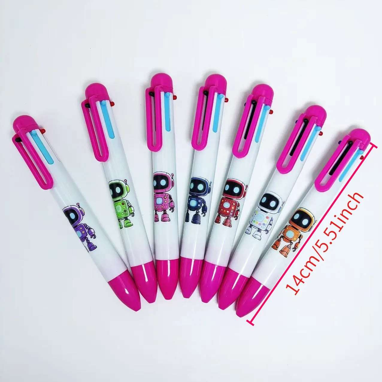 9 szt./18 szt. Kreatywne długopisy w kształcie robotów, długopisy do pisania dla uczniów, odpowiednie do użytku biurowego, na prezenty i do nauki