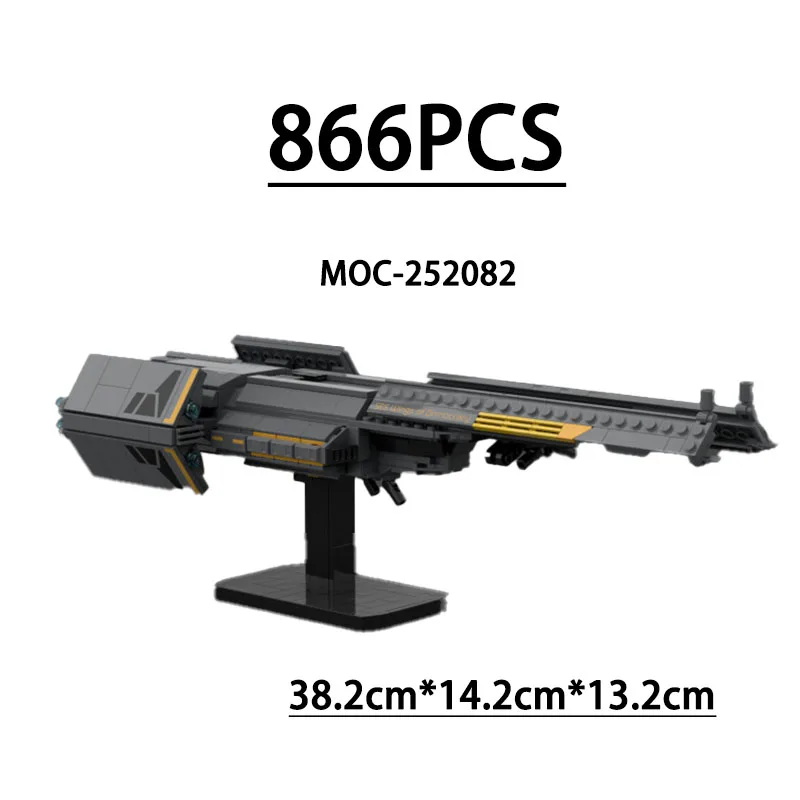 

MOC-252082 Building Block Spacecraft Model 866 Pieces Adult and Children's Educational Birthday Christmas New Year Toy Gift