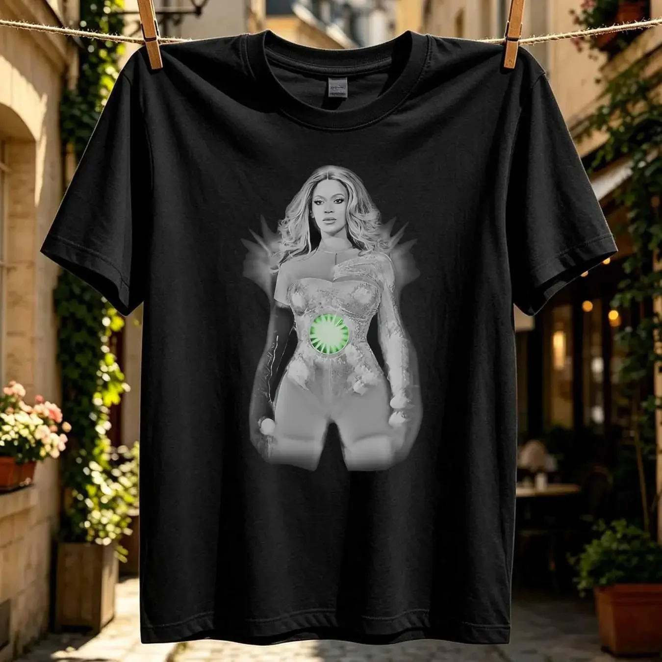 washed T Shirt Reprint Beyonce Renaissance World Tour Toronto Goddess basic NH4637 vintage Washed Top For Everyday Wear