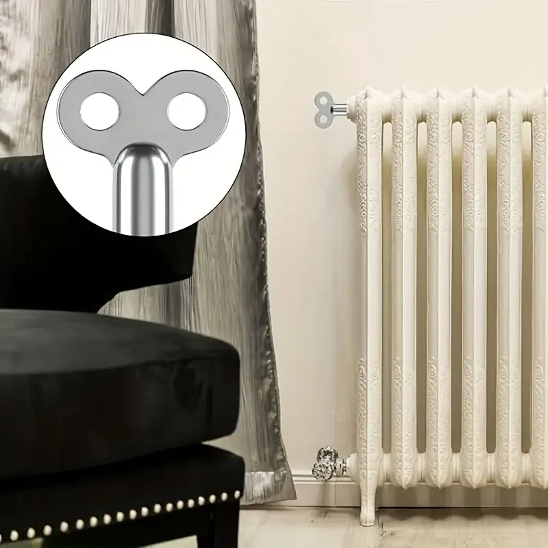 YUANJ 2/5 قطعة صمام عادم المبرد مفتاح مربع 5 × 5 مللي متر ملحقات المبرد مادة سبائك الزنك المقبس لأدوات مفتاح التدفئة