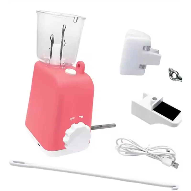 

ABGR-Auto Knitting Machine DIY Electric Crochet Machine Wool Yarn Knit Helper Craft Project