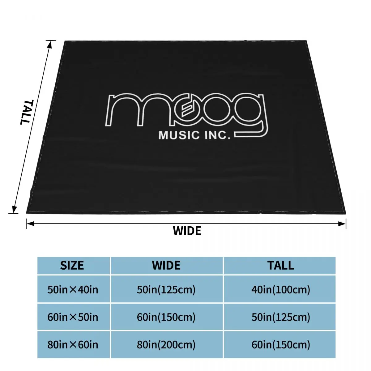 Moog Synthesizer Mogue Musical Instrument Logo Blanket Casual Thicken Comfortable Bedding Supply Sofa Decorative