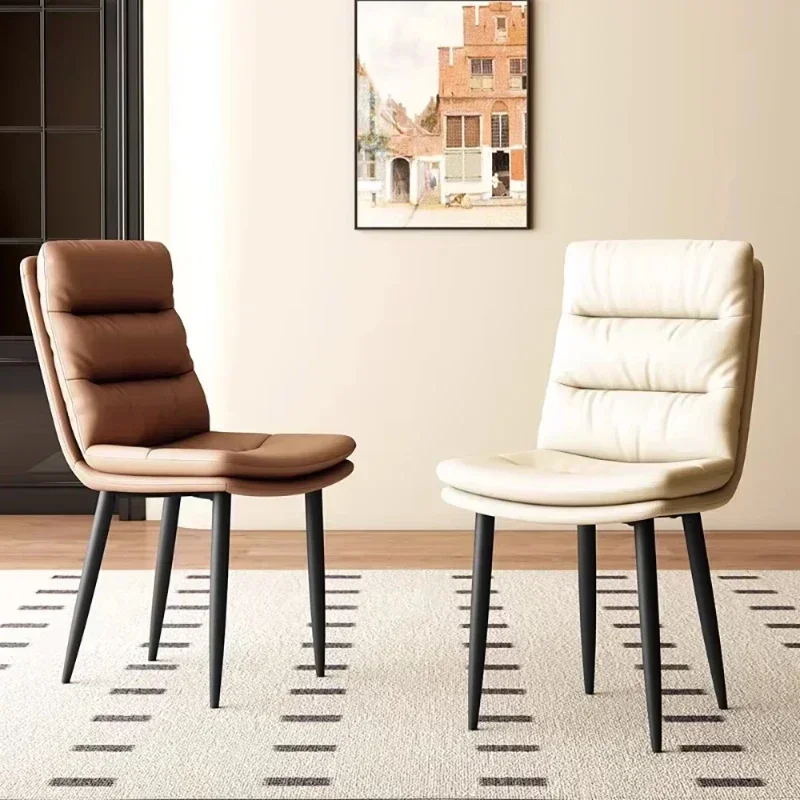 

Set of 4 Unique Luxury Trendy Ergonomic Modern Simple Dining Chair Comfortable Nordic Chaises Salle Manger Home Furniture