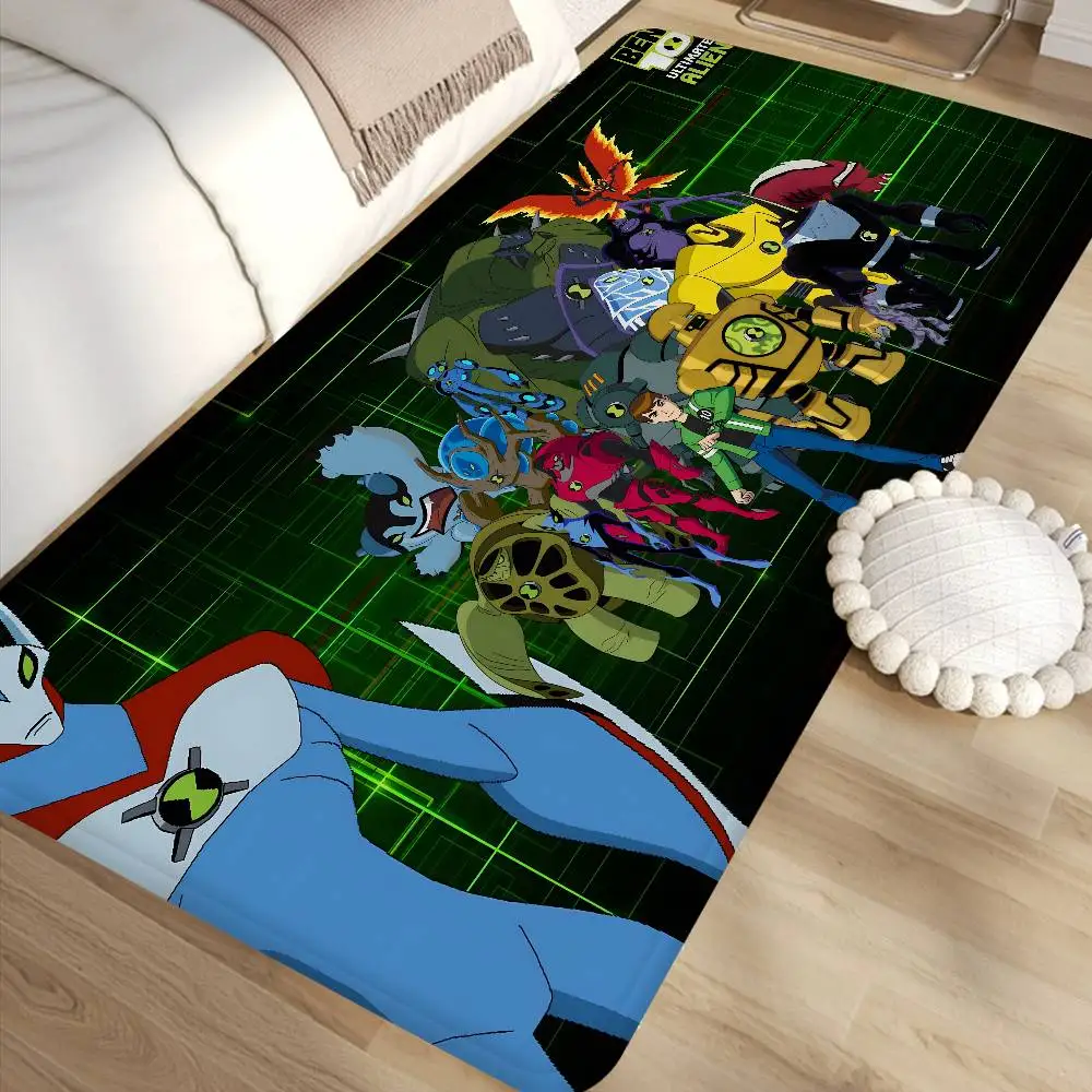 Alfombra Clásica B-ben 10 Estilo INS, Alfombra Suave para Dormitorio, Lavadero, Antideslizante, para el Hogar