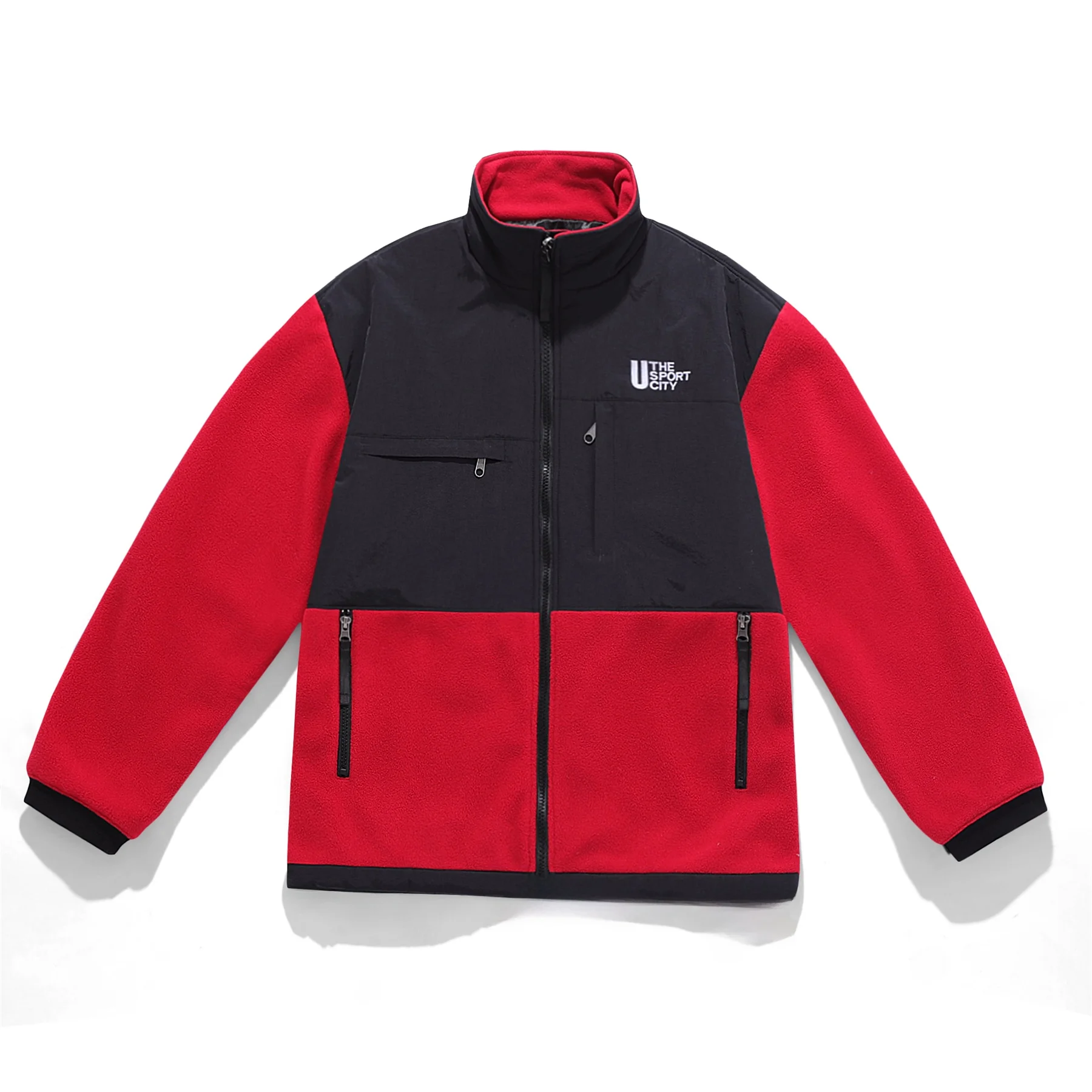 Trendy Cotton Jacket for Men And Women Youthful Autumn Wear High Collar Loose Fit Regular Thickness Polyester Fiber