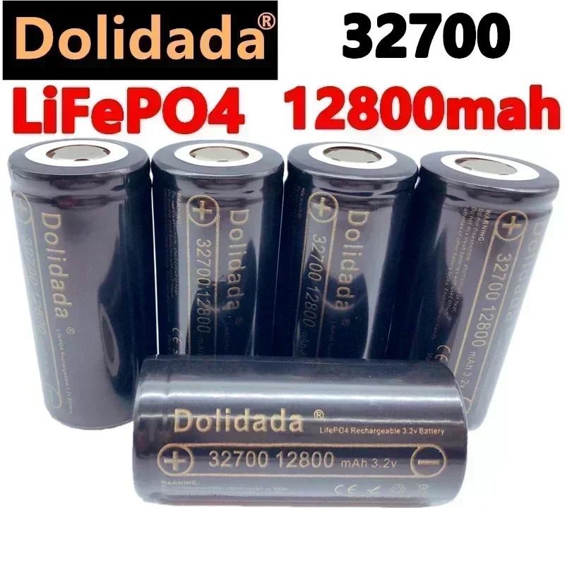 Batería alta potencia LiFePO4 35A 55A 3,2V, 32700, 12800mAh, descarga continua de batería con hojas  níquel, batería recargable