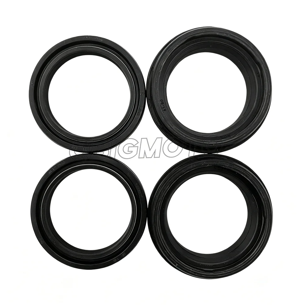 4PCS Oil Seal Dust Cover Front Fork For BMW F650 G650GS K75 For Honda XR350R NSR250R/RR XR250 KDX125 ZXR400 ZX400 ZZR600 ZX600