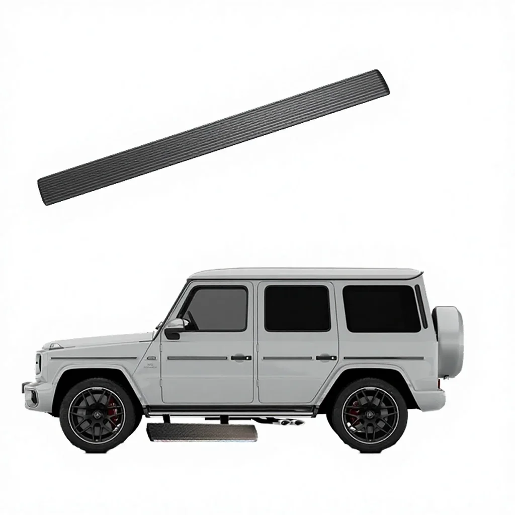 Liush Aluminum Alloy Sports Style Full Set Electric Running Board with Scalable Control Kit for Mercedes-Benz G450 G63 G58 4X4