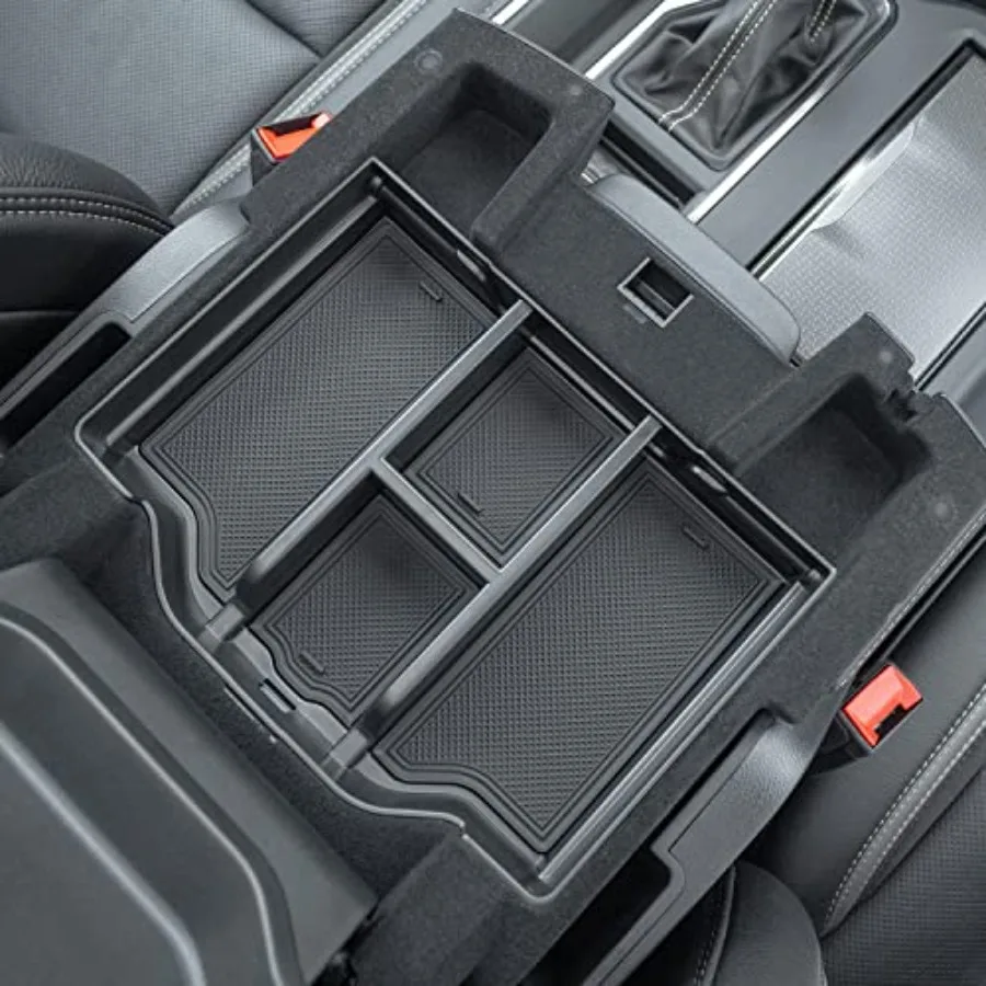 

Compatible with 2019-2024 2025 2026 Dodge RAM 1500 2500 3500 Center Console Organizer ABS Plastic Material Interior Accessories