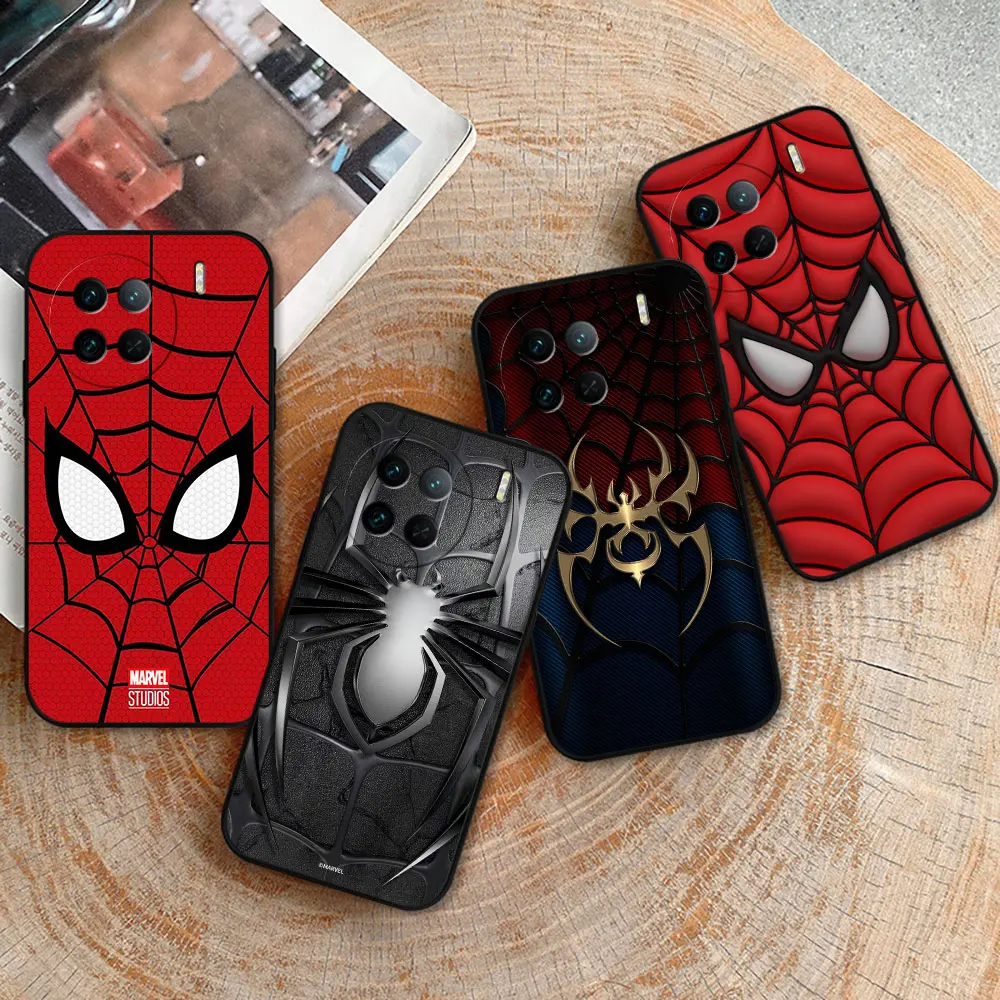 Marvel Spider Man Logo Phone Case For VIVO X90 X80 X70 X60 X50 PRO X27 X23 X21 X21I X20 Y50 Y35 Y36 Y25 Y22S Y21 Y20 Y19 Cover