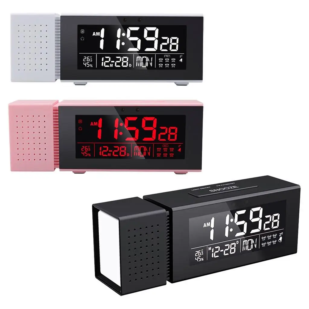 Radio, USB Charger, Snooze, Clear Readout Digital for Bedroom, Bedside Clock for Kids Adults