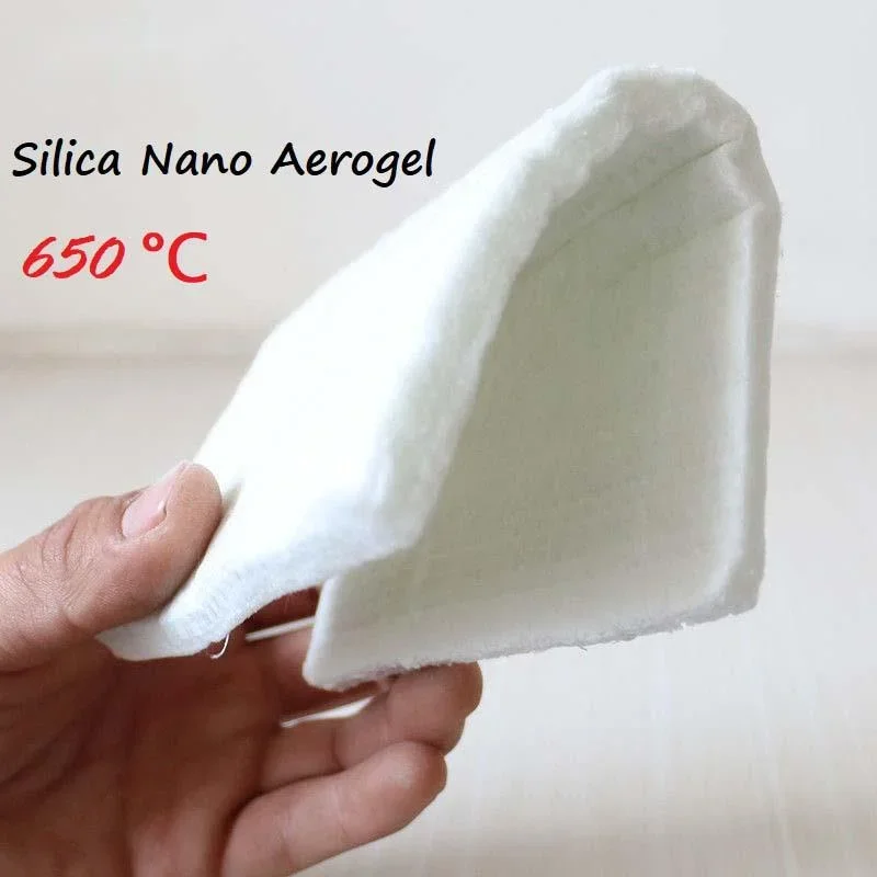 

New Nanomaterials Material Silica Nano Aerogel Insulation Pipe Insulation Fireproof Aerogel Felt Insulation Size 50CM x 50CM