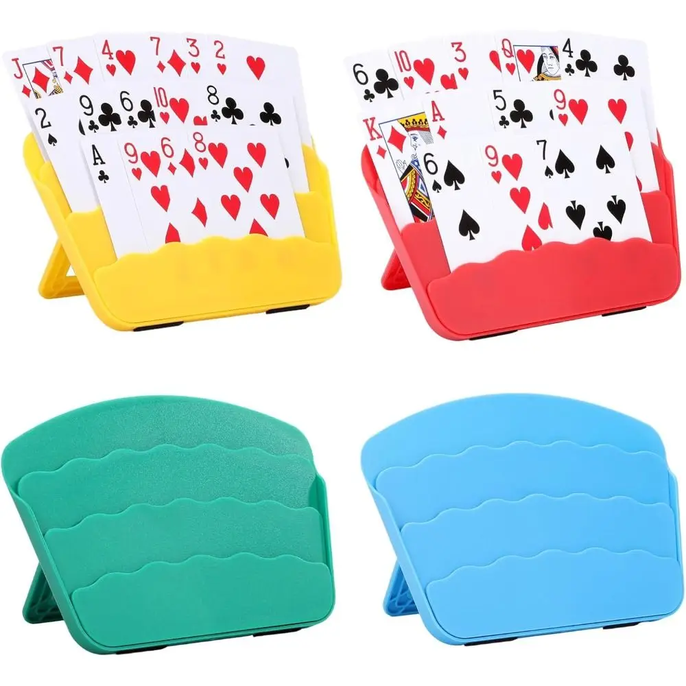 New Three-Layer Card Holder ABS Expandable Expandable Card Holder Portable Multi-Functional Hands Free Card Holder Party