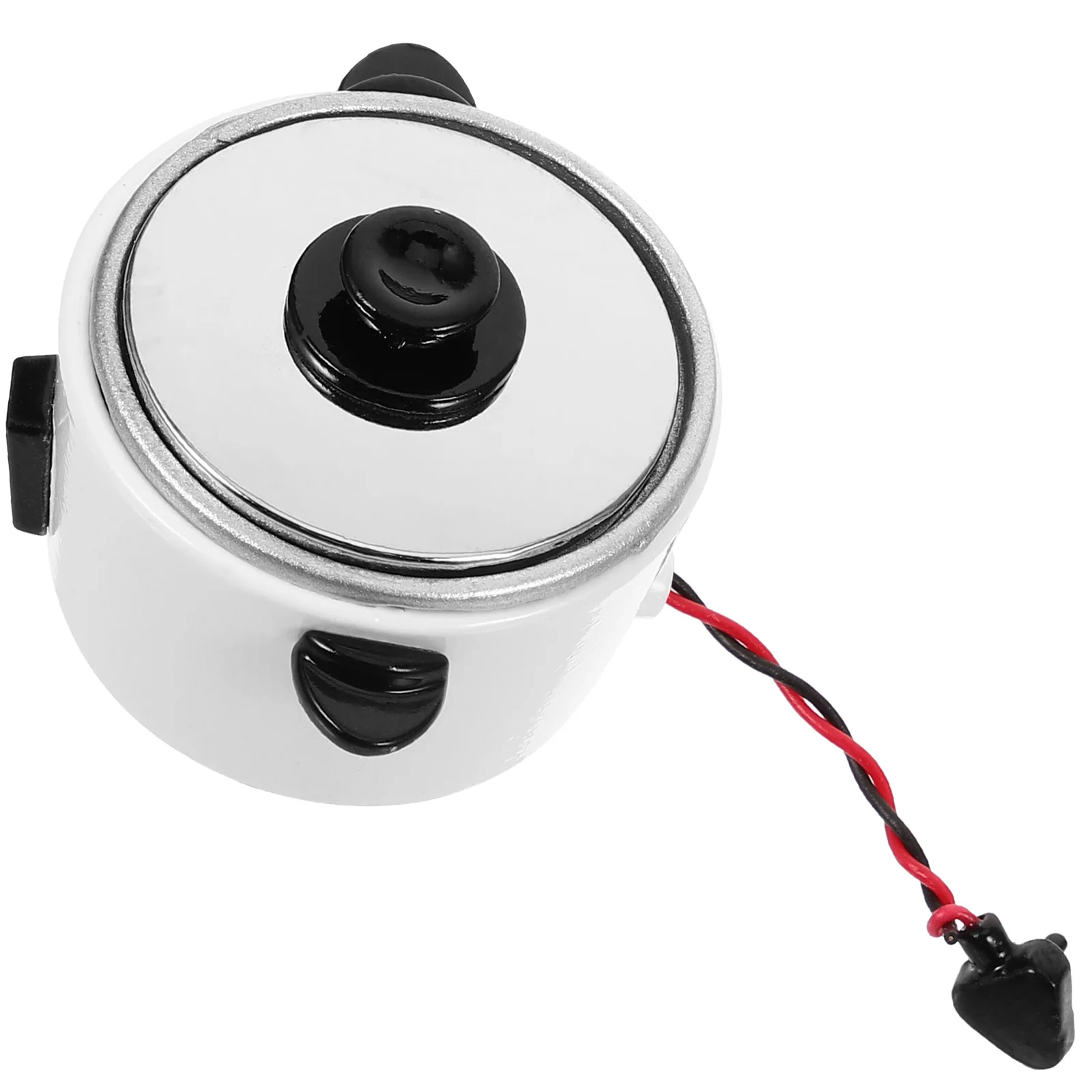 

1:12 DIY Dollhouse Mini Kitchen Simulation Rice Cooker (one Pack) Photo Prop Model Decorations Miniature Electric Metal