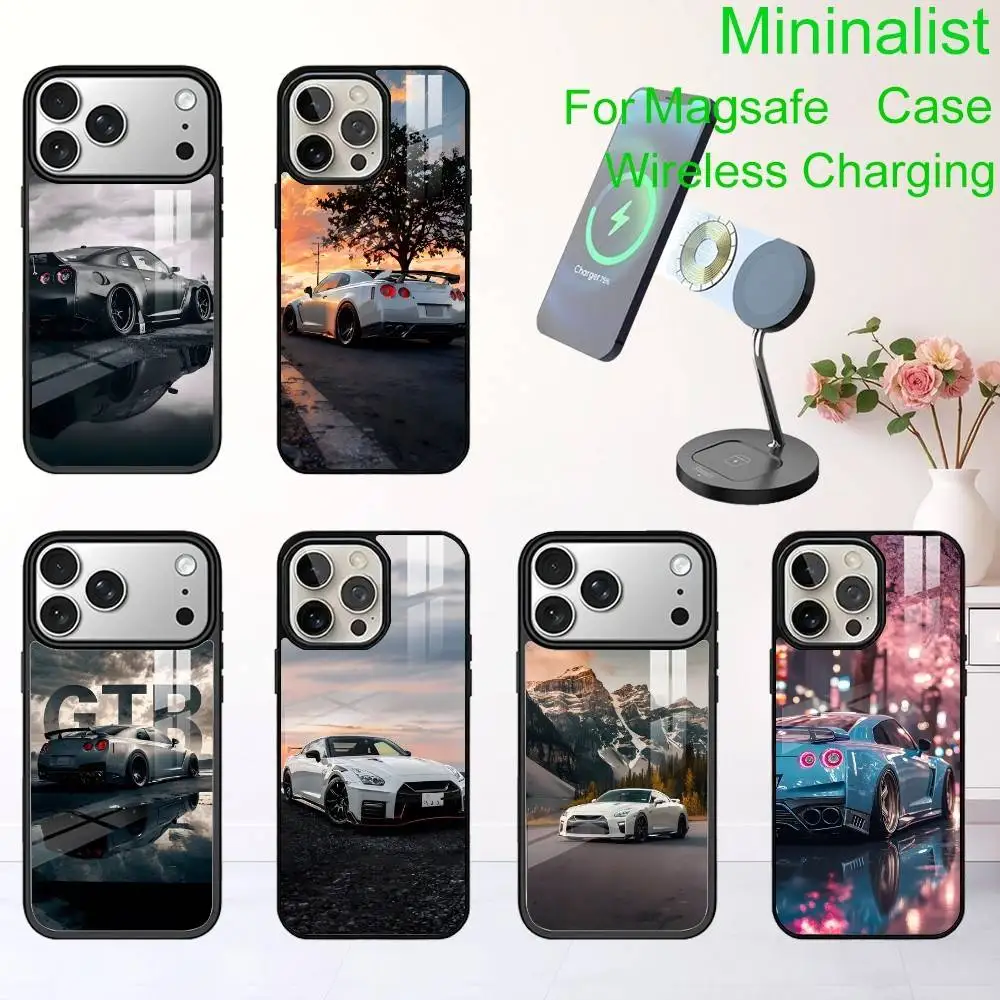 

Classic Sport Cars GTR Phone Case For iPhone17,16,15,14,13 Plus,Pro Max Magnetic For Magsafe Wireless Charging