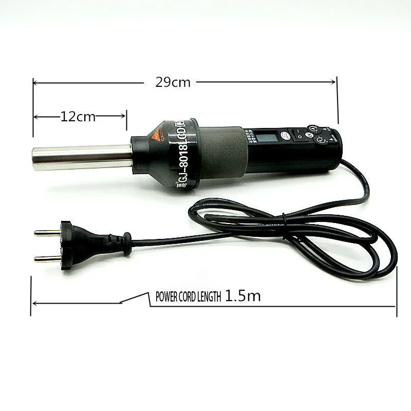 Soldering Tools Set Portable LCD Digital Display Temperature Industrial BGA Rework Heat Gun SMD SMT Repair Heat Gun