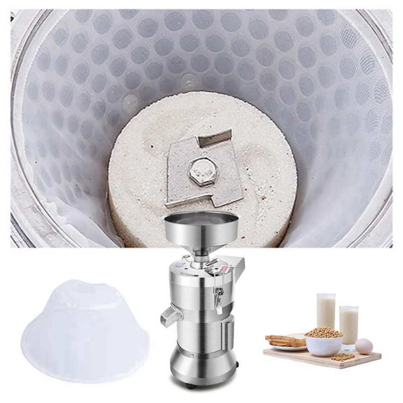 60Pcs Soymilk Filter Bags Mesh Food Strainer Filter Bags Reusable Strainer Filter Bags,Wheel Diameter 10 Cm Machine