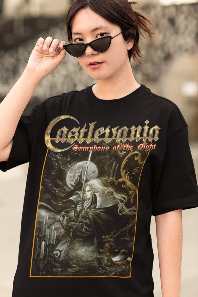 CASTLEVANIA Symphony of the Night new t-Shirt Vintage,Gaming graphic tee