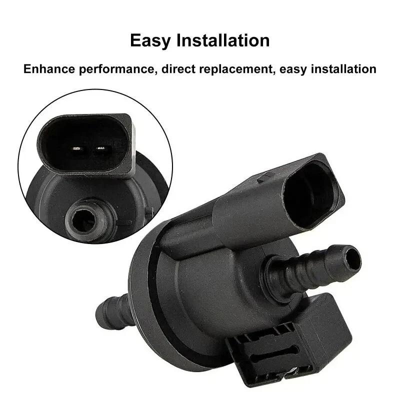 Válvula Solenoide de purga de recipiente de Vapor 0280142458 para Audi A4 A5 R8 Seat Alhambra Altea Exeo Vw Jetta repuestos automotrices