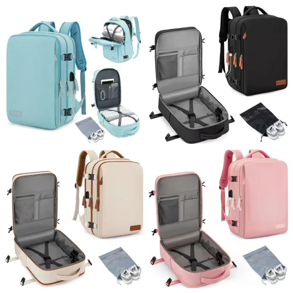 Practical Oxford Versatile Backpack 17 inches Waterproof School Student Backpack Large Capacity Travel Bag Unisex