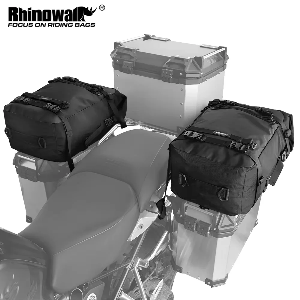 Motorcycle Top Box Bag Waterproof Cycling Backpack 6L-8L 10L 20L 30L Motor Side Saddle Pack Travel Luggage Box Accessories