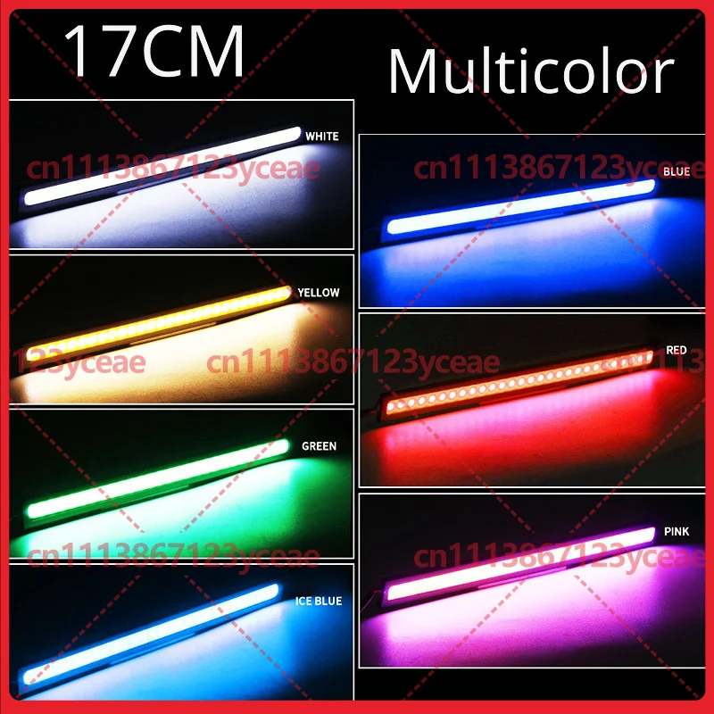For Auto 170mm COB High‑Brightness LED Daytime Running Light 12V Exterior Modified Decor Lamp Hardware Repair Component