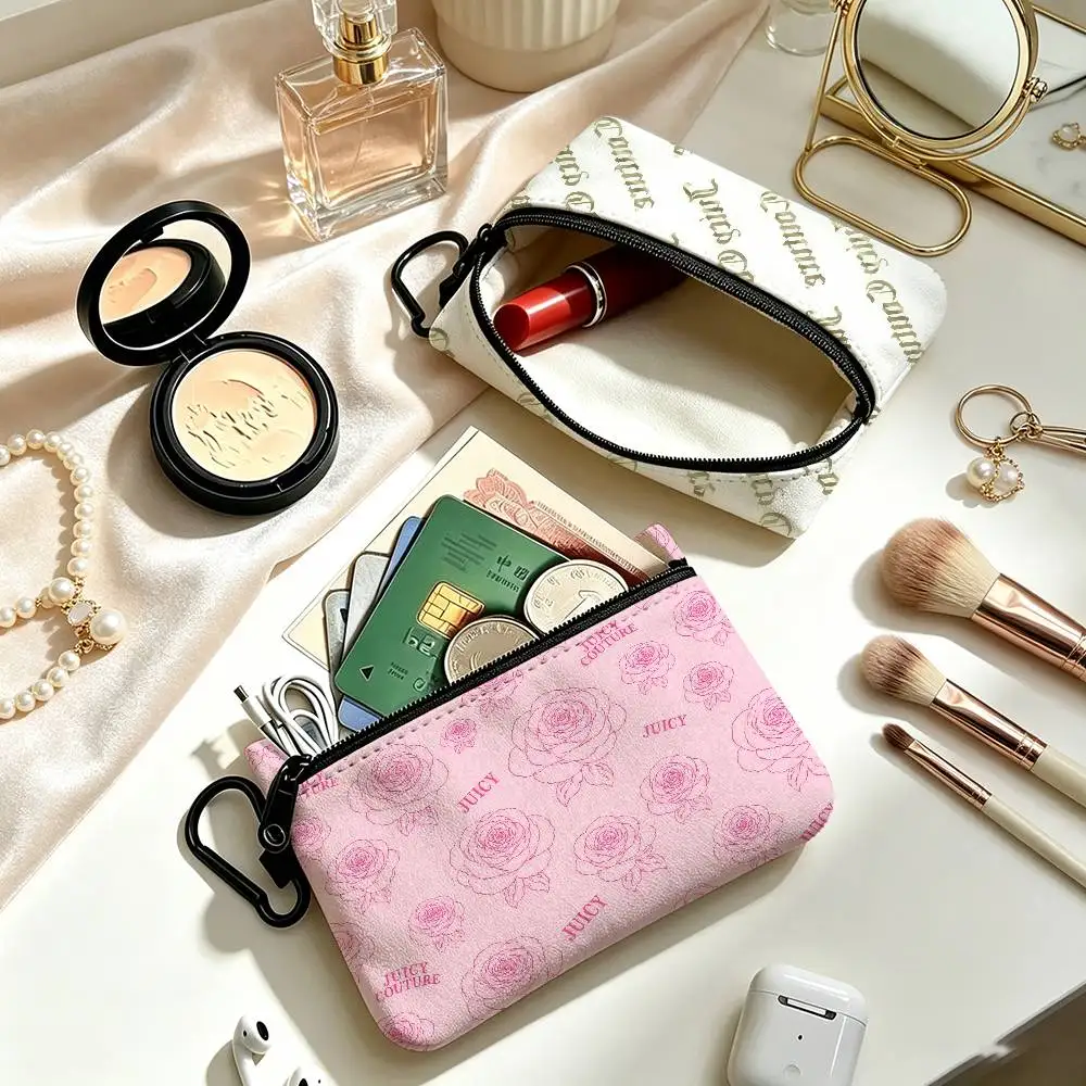 J-J-uicy-  Lightweight  Wear-resistant Oxford Cloth Coin Purse Portable Backpack Hanging Card Storage Bag C-C-outures