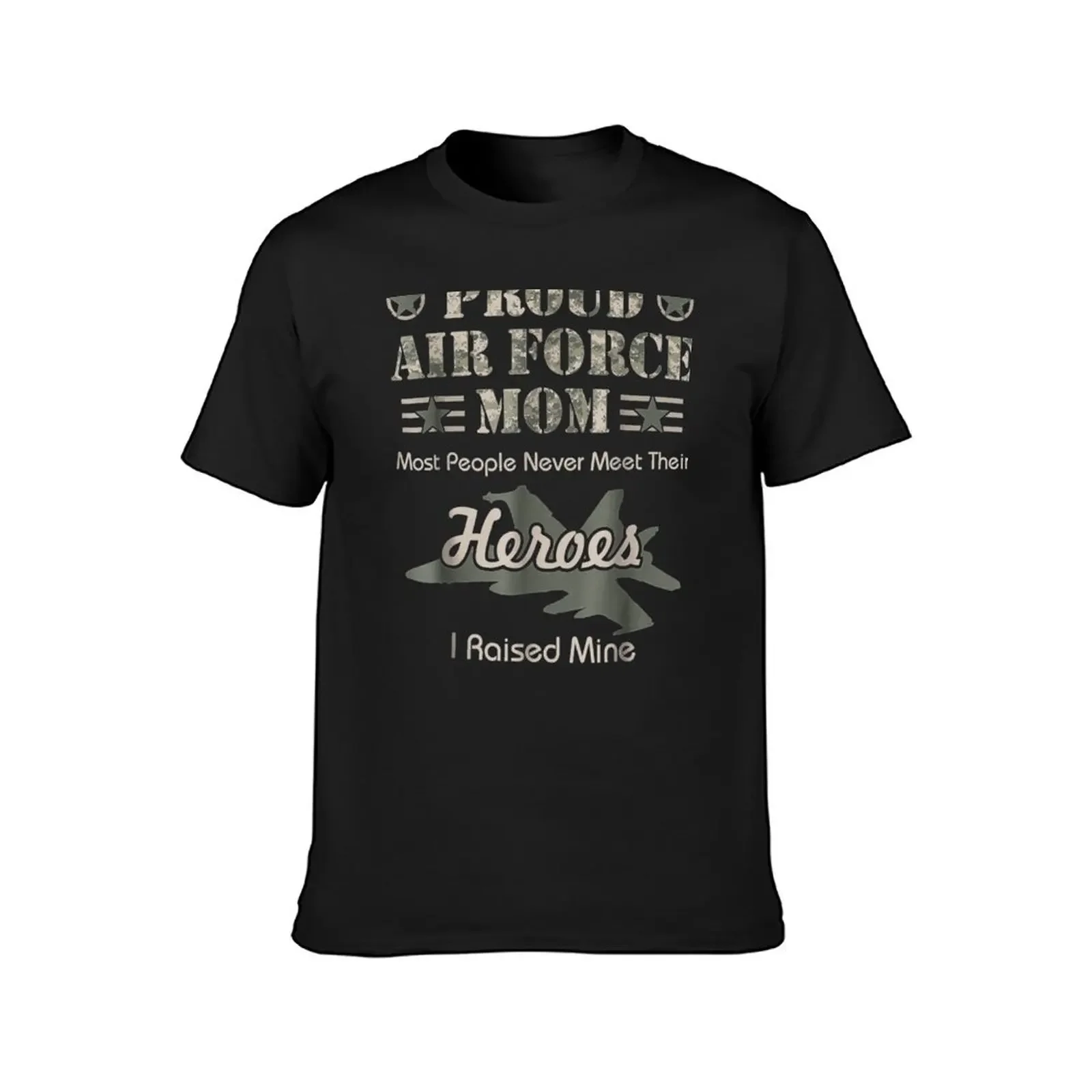 Proud Air Force Mom T-Shirt summer top vintage anime shirt mens graphic t-shirts funny