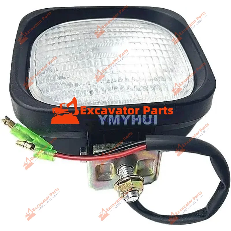 أجزاء الحفارة مصباح قبة الكابينة، مصباح أمامي ذراع كبير لـ KX، Sany، PC، Takeuchi، Ec، ZAX EX، SK، R - (24 فولت)
