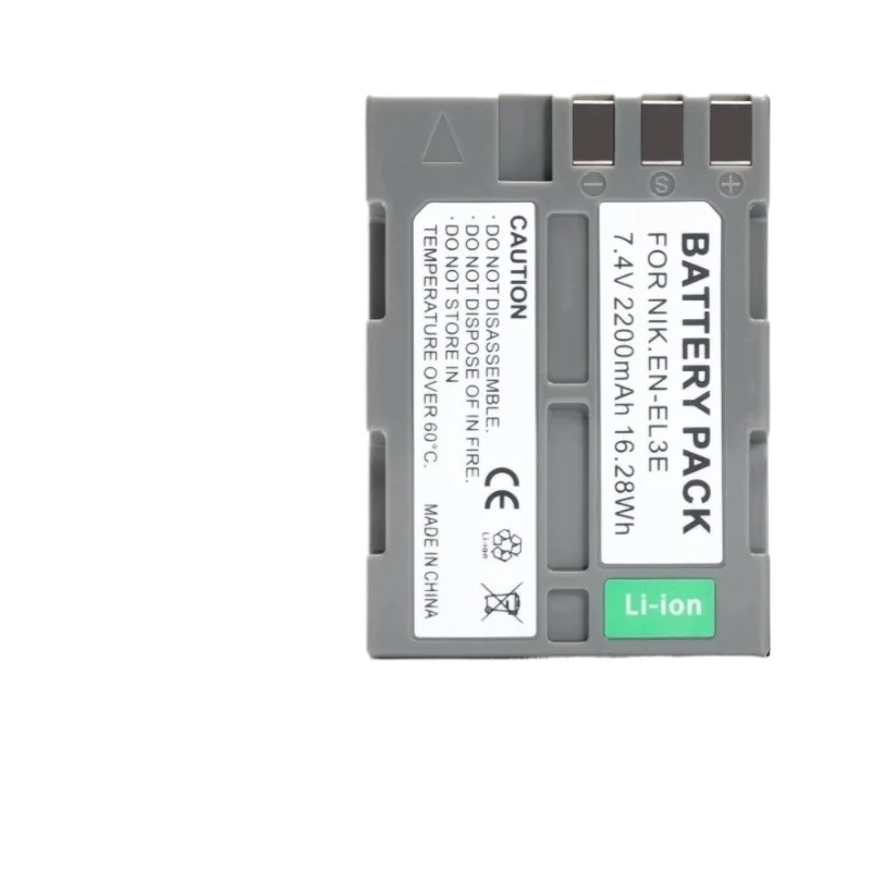 2200mAh For Nikon EN-EL3E D700 D90 D80 D70 D50 D70S D90S D200 Camera Batteries