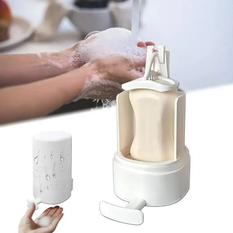 New Soap Grinder Dispenser Soap Grinding Box Refillable Soap Grinder Soapy Bar Crusher Holder For Hand Washing Kitchen Bathroom