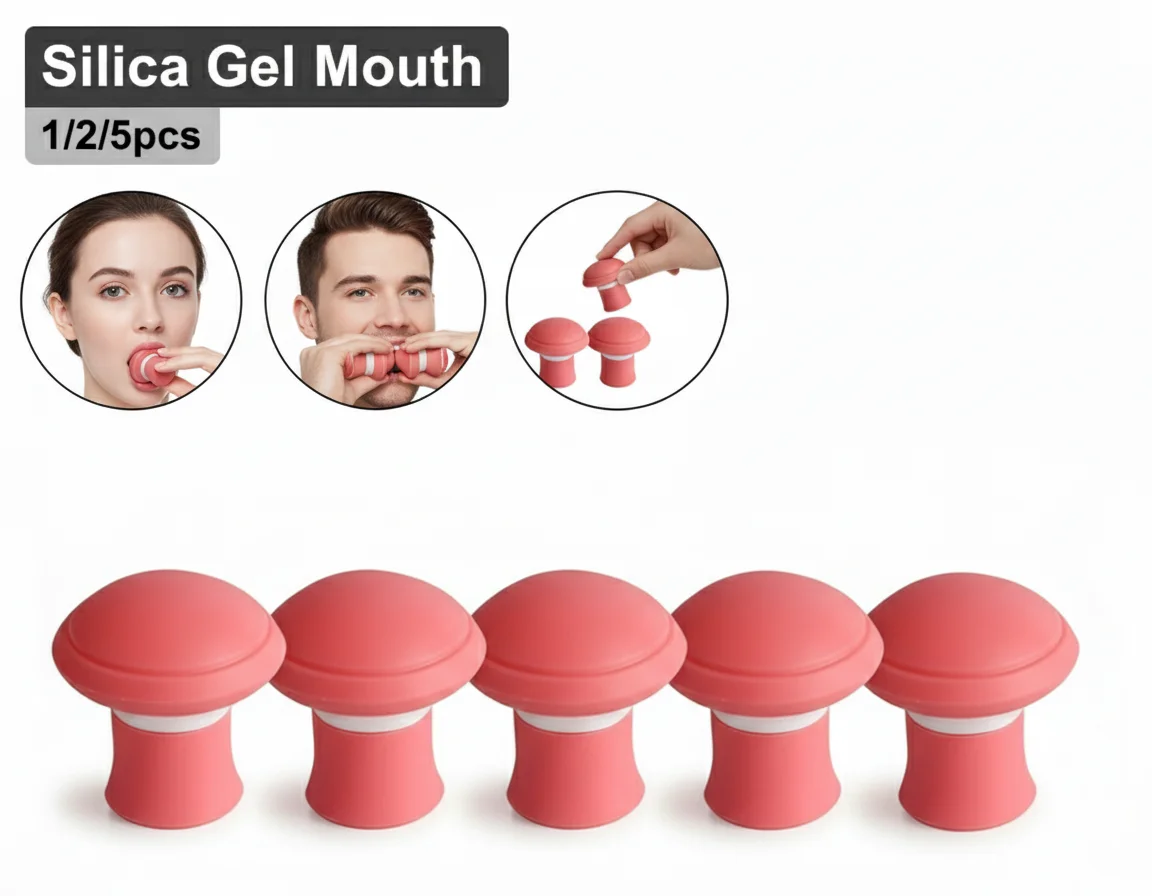 

Silica Gel Mouth Jaw Exerciser Face Lifting Slimming Tool V-Line Chin Double Thin Wrinkle Remover Breath Blow Exerciser