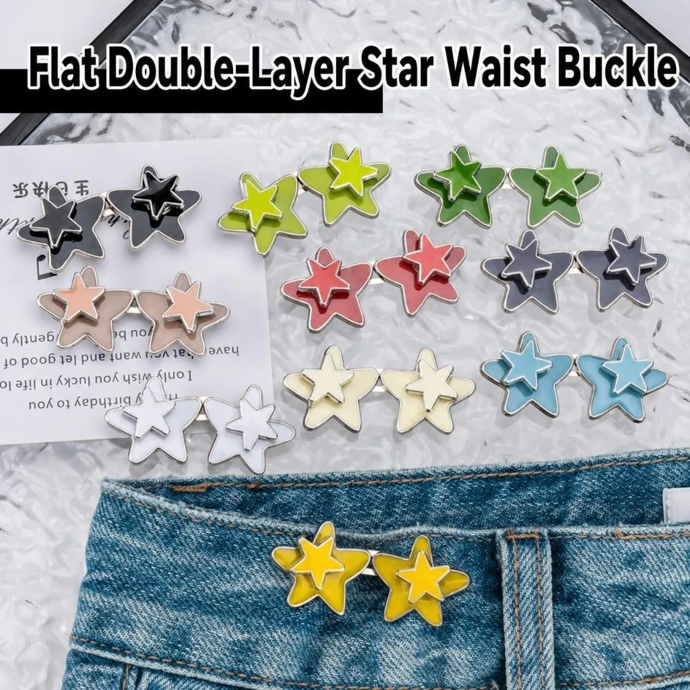 Adjustable Waist Jeans Waist Buttons No Sew Nail Free Detachable Waist Buckles Removable Interlocking Structure Metal Button