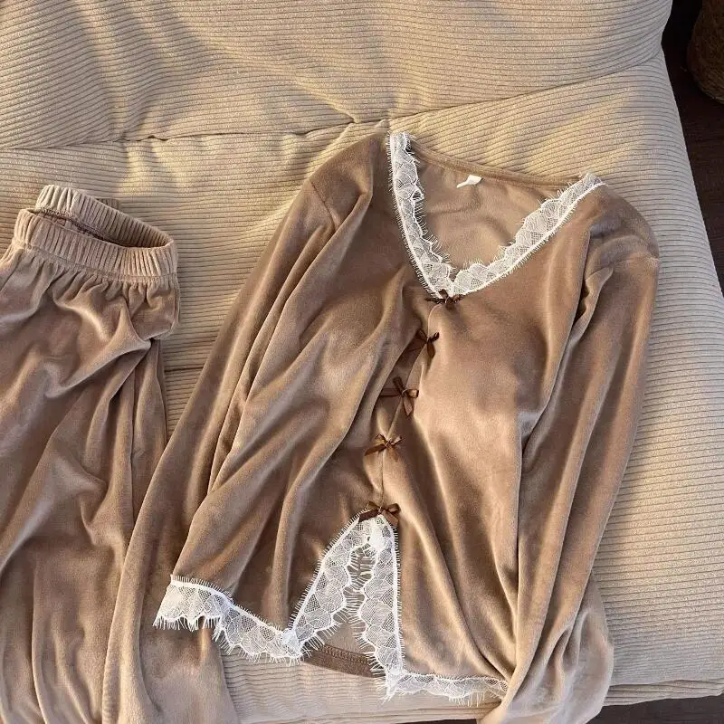 

Women's Clothing Pajamas Winter Thicken Keep Warm Hit Product New Product At Home Outdoors Comfortable Ventilate Sleep Suit