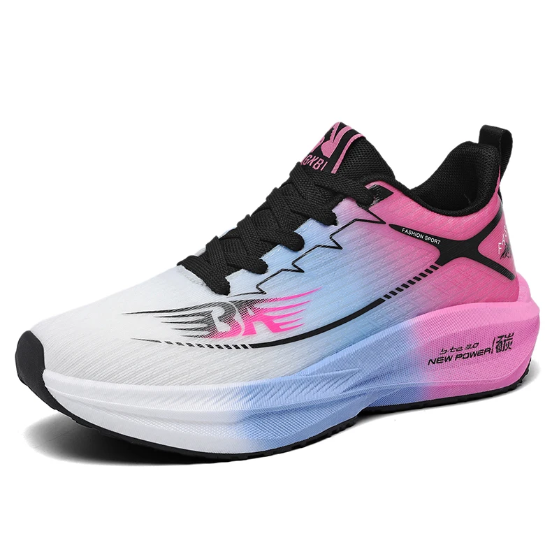 Bestseller herfstschoenen voor heren 2025 - Hardloopschoenen van ademend mesh, snelheidstraining van koolstofplaat, gedempt antislip wandelen, één