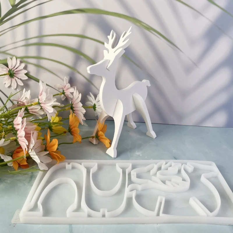 Moldes estatueta, material silicone para artesanato, presente perfeito para amantes fabricação manual