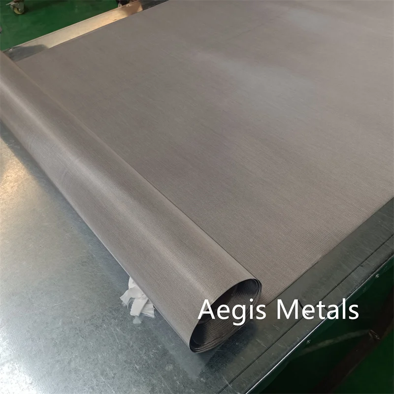 10 Micron Inconel 625 Alloy Wire Mesh Dutch Weave 1400 1600 Mesh Inconel Screen