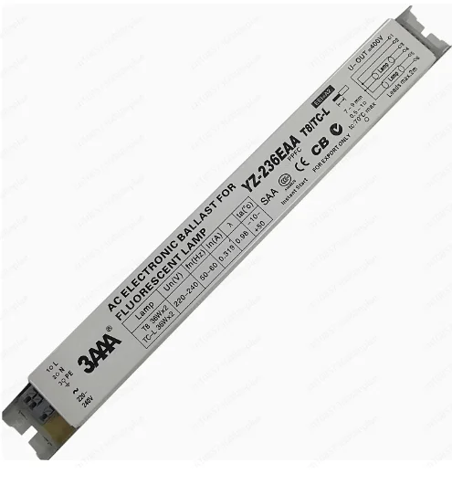 Lastro Eletrônico de Lâmpada Fluorescente de Néon 3aaa Yz236eaa t8 Tc-l 220-240v 2x36w 2x40w L290d