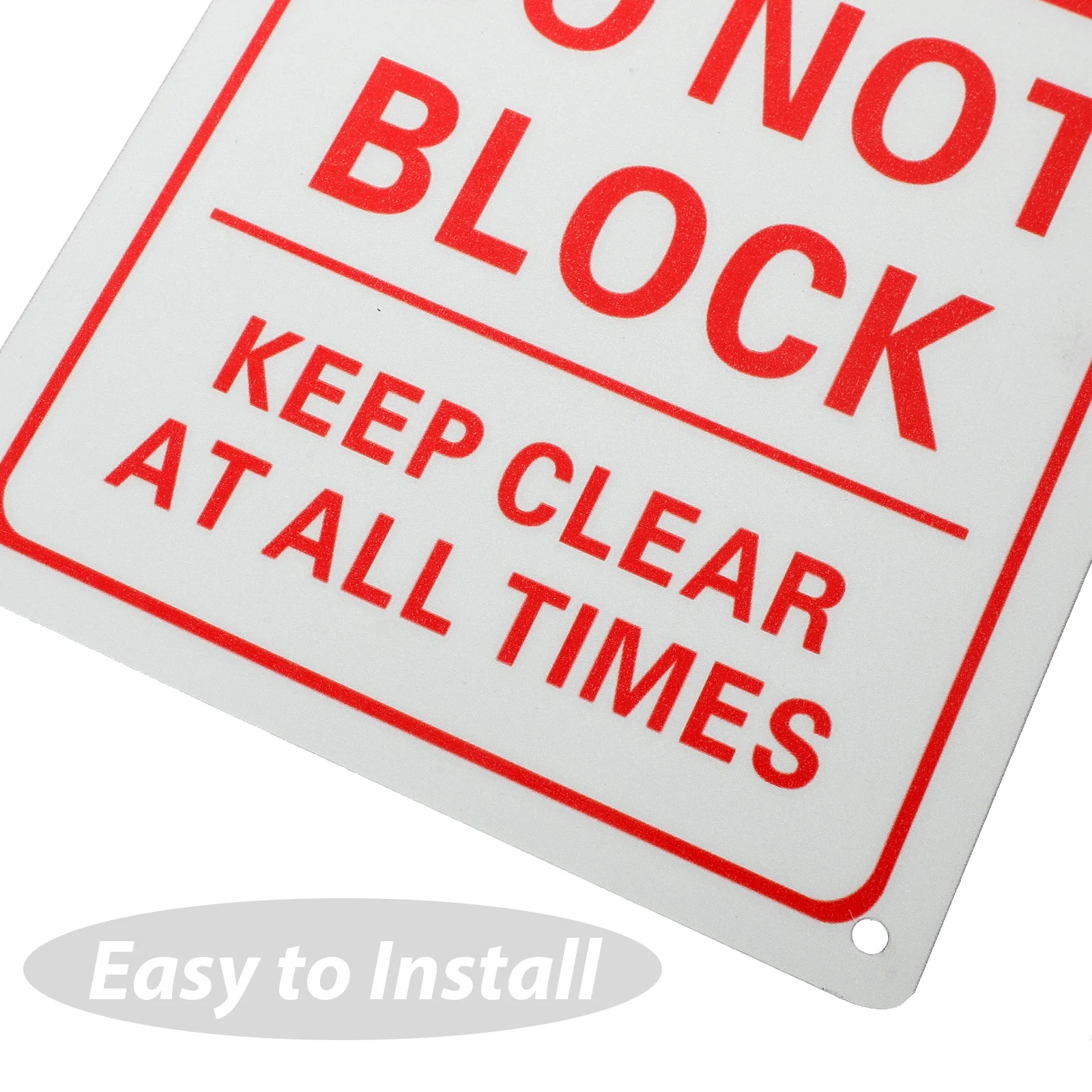 Аварийный пожарный знак, прочный металлический предупреждение о безопасности, не блокируйте дверной аварийный индикатор для офиса, школы, отеля, промышленности