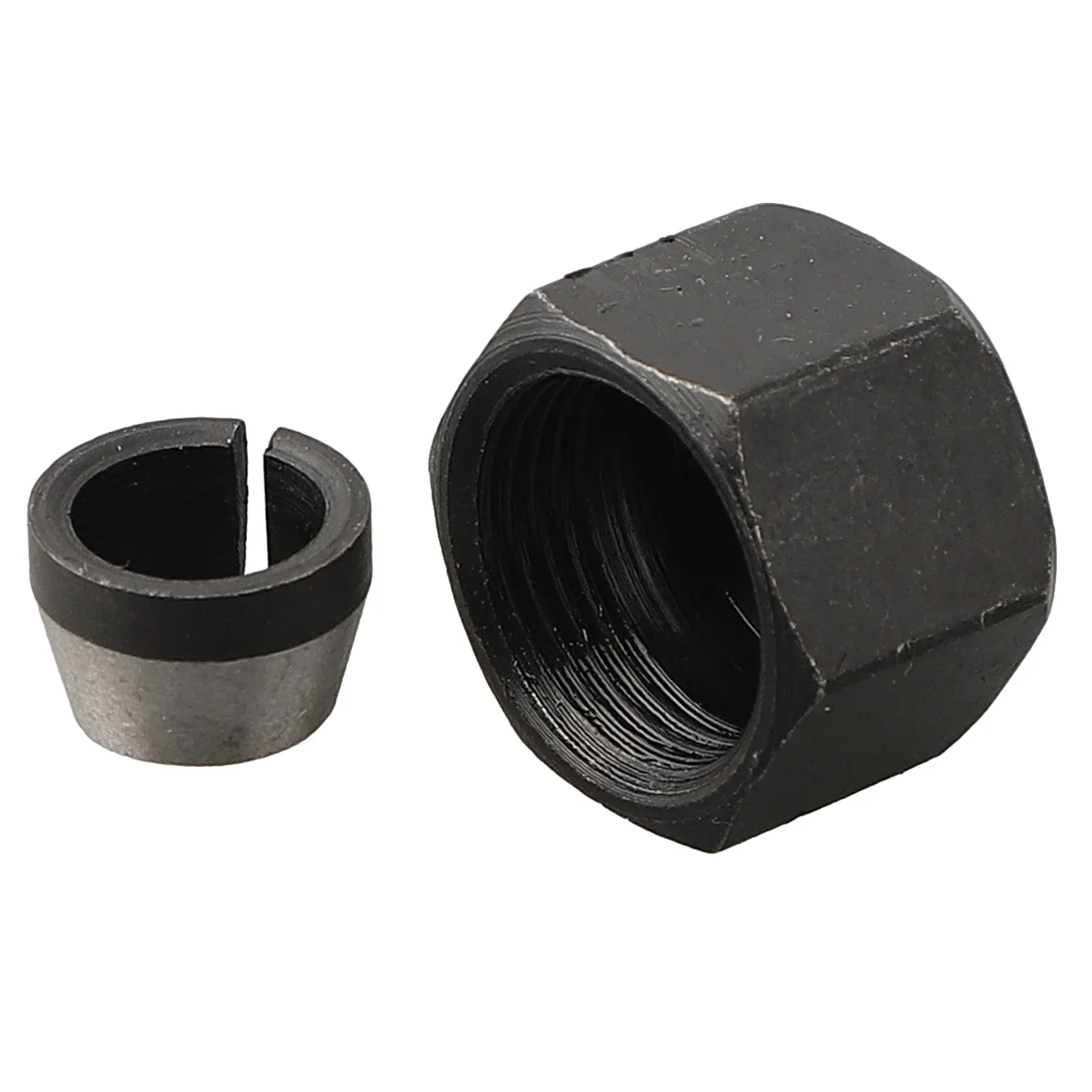 0.24/0.25/0.31inch Carbon Steel Collet Chuck Adapter With Nut Engraving Trimming Machine Wood Router Woodworking Tools