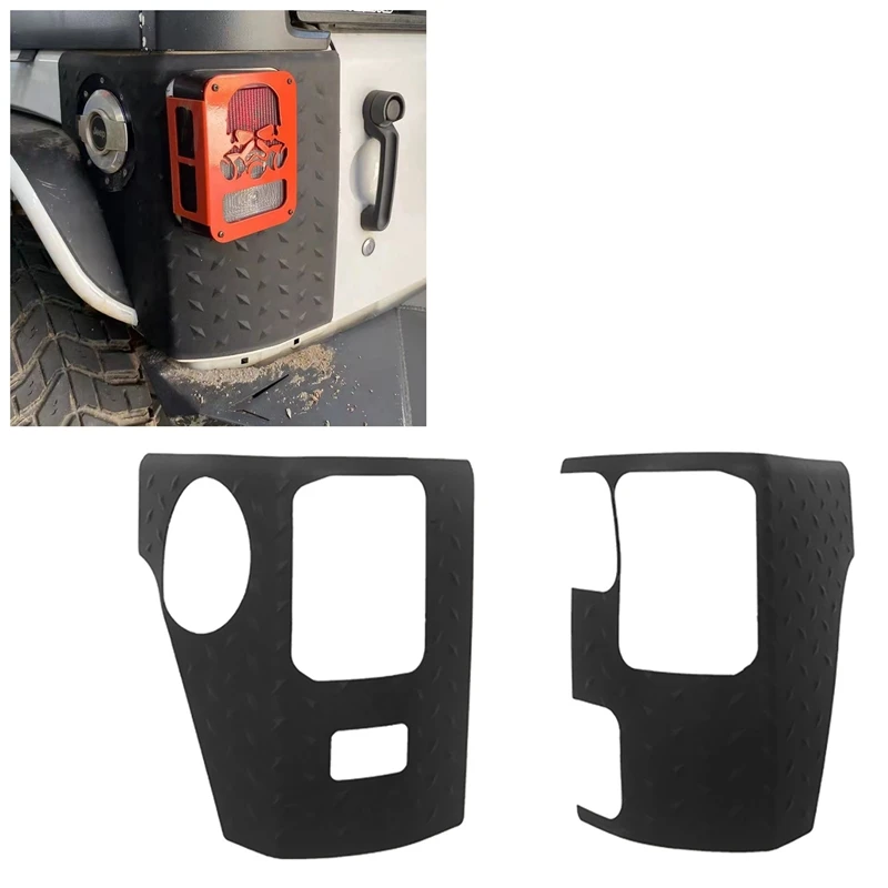 OVOVS Other Car Accessories Car Tailgate Wrap Angle Cover Trim Rear Door Corner Guard Decoration For Jeep Wrangler JK JKU
