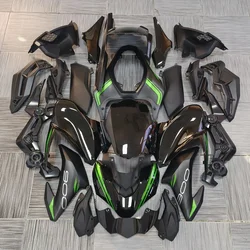Bodywork Cowling Motorcycle For Kawasaki Z900 2017-2018-2019 Matte Black Green Floral Pattern Full Fairing Kit Injection